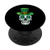 St Patricks Day Sugar Skull Day of the Dead Leprechaun PopSockets PopGrip- Swappable Grip for Phones  and  Tablets