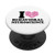 I Love Behavioral Neuroscience PopSockets PopGrip- Swappable Grip for Phones  and  Tablets