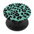 Green Leopard Cheetah Animal Skin Print PopSockets PopGrip- Swappable Grip for Phones  and  Tablets