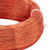 BENECREAT 918 Feet 22 Gauge Aluminum Wire Bendable Metal Sculpting Wire for Beading Jewelry Making Art and Craft Project- Orange