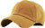 Distressed Dad Hat Vintage Low Profile Polo Style Baseball Cap - Camel