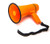 BEMLDY Portable Megaphone Bullhorn 20 Watt Power with Built-in Siren/Alarm-Adjustable Volume -Strap Powerful and Lightweight -Orange-