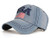 Anna-Kaci Adjustable Camouflage Embroidery Jeans USA Flag Patch Baseball Dad Cap- Light Blue- One Size