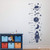 Rocket Growth Chart Decal - Outer Space Decor - Rocket Wall Art - Wall Decals for Kids