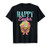 Happy Easter Basket Full Of Easter Eggs With Bow Easter T-Shirt