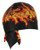 Harley-Davidson Men's H-D Flames Combustion Headwrap- Black  and  Orange HW20964