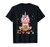 Happy Easter Bunny Unicorn Bringing Easter Egg Basket Gifts T-Shirt