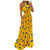 Nulairt Women Dress- 2021 Women's Casual Loose Long Dresess V-Neck Printing Halter Backless Sleeveless Maxi Dresses Yellow Nulairt Women Dress- 2021 Women's Casual Loose Long Dresess V-Neck Printing Halter Backless Sleeveless Maxi Dresses Yellow