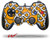 Locknodes 03 Orange - Decal Style Skin fits Logitech F310 Gamepad Controller -CONTROLLER SOLD SEPARATELY-
