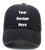 Fashion Sun Visor Hats Personalized Customized Trucker Hats Unisex Baseball Caps Summer Cowboy Hats -Black-