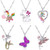 TAMHOO 6 Pcs Cute Necklaces for Teen Girls Birthday Gift Pack-Kids Jewelry for Girls Necklaces-Cat Necklace Set Butterfly Necklace for Girls -Girls' Jewelry for Teen Girls - Heart Necklace for Girls