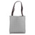 White Dot Grey Background Elegant Polka Dot Dotted Pattern Tote Bag