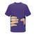 Shirt for Men- F_Gotal Men's T-Shirts Fashion Summer Short Sleeve Solid Color Funny Printed Casual Tees Blouse Tops Purple