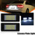 IDIYA New Car Full LED License Number Plate Light Tag Lamp White Bulbs Compatible with E39 E82 E88 E46 E90 E91 E92 E93 F30 F31 F32 F34 -2 Pack-