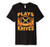 Plays With Knives - Funny Kitchen Chef Cooking Culinary Gift Premium T-Shirt