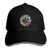 POCKWEEN MTG Stained Glass Baseball Cap Adjustable Snapback Trucker Hat Dad Cap for Women Men Black