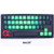 Gradient Color Keycap 37 PBT Double Shot Injection Backlit Keycaps Replacement for Cherry/ikbc/NOPPOO/Ducky Mechanical Gaming Keyboards -Gradient Green-
