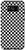 Galaxy S8Plus Checkered Black Checkerboard Pattern Phone Case