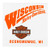 Harley-Davidson Wisconsin Harley Logo Decal Orange W Decal