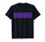 Purple Checker Pattern Checkerboard Skater Surfer Teens T-Shirt