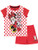 Disney Girls' Minnie Mouse Pajamas Red Size 6
