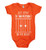 Mixtbrand Babies' Just Spent Nine Months On The Inside Infant Bodysuit 18M Orange