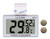 GXSTWU Reptile Hygrometer Thermometer LCD Display Digital Reptile Tank Hygrometer Thermometer with Hook Temperature Humidity Meter Gauge for Reptile Tanks- Terrariums- Vivarium 1pack