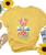 Pineapple Beach Shirt Women Funny Graphic Tees Casual Summer Short Sleeve Tops T Shirt -Yellow- S-