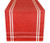 DII 100% Cotton, Machine Washable, Everyday French Stripe Kitchen Table Runner For Dinner Parties, Events, Decor 14x72" - Red Chambray