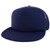 Armycrew Oversized XXL 5 Panel Flat Bill Foam Trucker Mesh Back Baseball Cap - Navy - 2XL