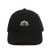 DSGN By DNA Lotus Flower Baseball Cap Embroidered Cotton Adjustable Dad Hat Black
