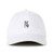 DSGN By DNA Peace Sign Baseball Cap Embroidered Cotton Adjustable Dad Hat White
