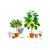 YINGYUE Simulation Lemon/Orange Tree Self-Adhesive Potted Plant Wall Sticker Home Decors