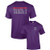 Ford Short Sleeve T-shirt Mustang 50 Years Mach 1-Purple-Small