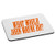 What would Wayne Do? Mouse Pad - Orange