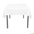ADD and SHIP Square Polyester Tablecloth 36 x 36 inches -White-