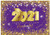 Funnytree 7x5ft Class of 2021 Graduation Party Backdrop Purple Golden Glitter Congrats Grad Photography Background Congratulates Graduates Prom Cake Table Decorations Banner Photo Booth Supplies