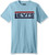 Levi's Men's Graphic Logo T-Shirt- Sky Blue Heather/Gile Logo- Small Levi's Men's Graphic Logo T-Shirt- Sky Blue Heather/Gile Logo- Small
