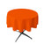 Small Tablecloth Polyester Round 36 Inch by Broward Linens -Orange-