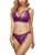 Avidlove Women Sexy Lingerie Set Strappy Bra and Panty Set 2 Piece Lace Lingerie Set Purple XXL