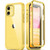 GOODON iPhone 11 Case with Built-in Screen Protector-Pass 20 ft. Drop Test Military Grade Shockproof Clear Cover 360 Full Body Protective Phone Case for Apple iPhone 11 6.1inch Yellow