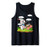 Very Cute Smiling Easter Bunny Holding Easter Egg Basket Tank Top
