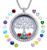 Family Tree of Life Floating Locket Necklace with 24 Birthstones- 30mm DIY Charms Living Memory Stainless Steel Pendant- Gifts for Mom Grandma Aunt Nieces Daughter Women Girls Family Tree of Life Floating Locket Necklace with 24 Birthstones- 30mm DIY Charms Living Memory Stainless Steel Pendant- Gifts for Mom Grandma Aunt Nieces Daughter Women Girls