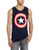 Marvel Men's Captain America Shield- Navy- XXXL