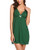 ADOME Women Chemise Lingerie Sexy Nightie Full Slips Lace Babydoll Sleepwear Dress Dark Green XXL