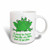 3dRose mug_44593_3"Happy Frog with Handle on Life" Magic Transforming Mug, 11 oz, Multicolor