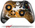 Halftone Splatter White Orange - Decal Style Skin fits Microsoft XBOX One Wireless Controller -CONTROLLER NOT INCLUDED-