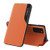FanTing Cover for Samsung Galaxy S20 FE 5G Case- Magnetic Clamshell- Leather PC-Transparent Window Window- with Bracket- Suitable for Samsung Galaxy S20 FE 5G Protective case.Orange