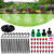 MSDADA 82ft Drip Irrigation Kits Garden Irrigation Accessories- Plant Watering System with 1/4 Blank Distribution Tubing Hose-DIY Plant Garden Hose Watering Kit -Red-