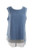 Alfani Womens Plus Matte Jersey Mesh Overlay Tank Top Blue 1X